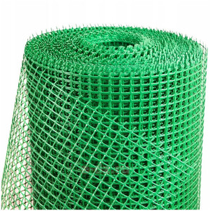 Сетка пластик зелёная (ячейка 15мм*15мм) 1м*20 м