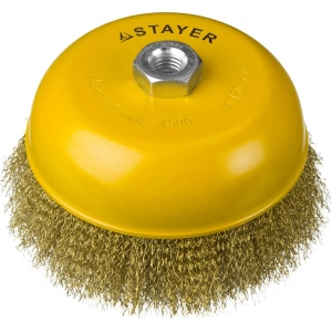 Щетка крацовка чашечная для УШМ STAYER 35125-150