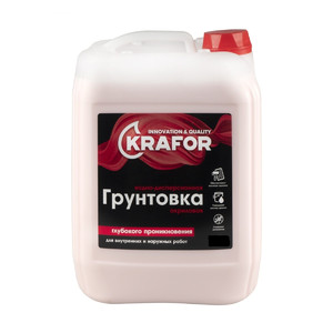Грунт глубокого проникновения 5л Крафор