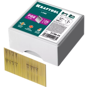 Шпильки (гвозди) для пневматического нейлера KRAFTOOL 31786-25